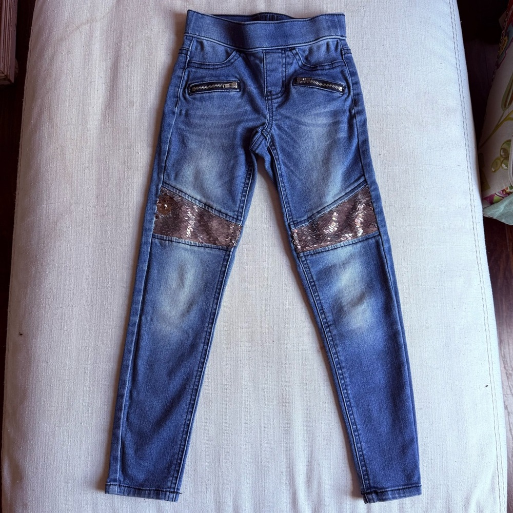 ✨2 pairs✨Justice leggings size 7 slim